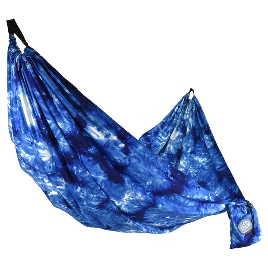 ® Craft-Dyed™ Recycled Polyester Travel Hammock, 1 Person Navy Blue, Size 108" L X 56" W